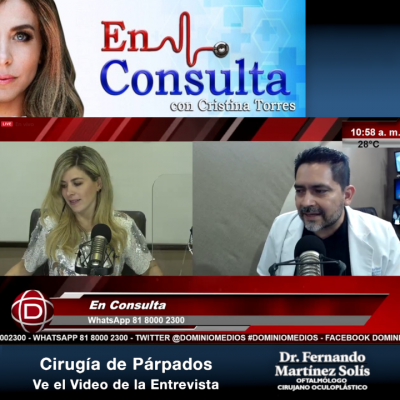 Entrevista en Radio sobre Blefaroplastia - 21 de mayo 2021